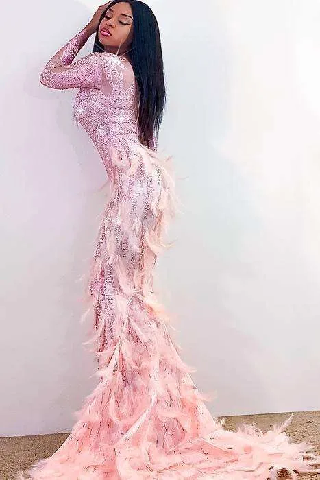 Ocstrade Luxury Long Sleeve Maxi Dress