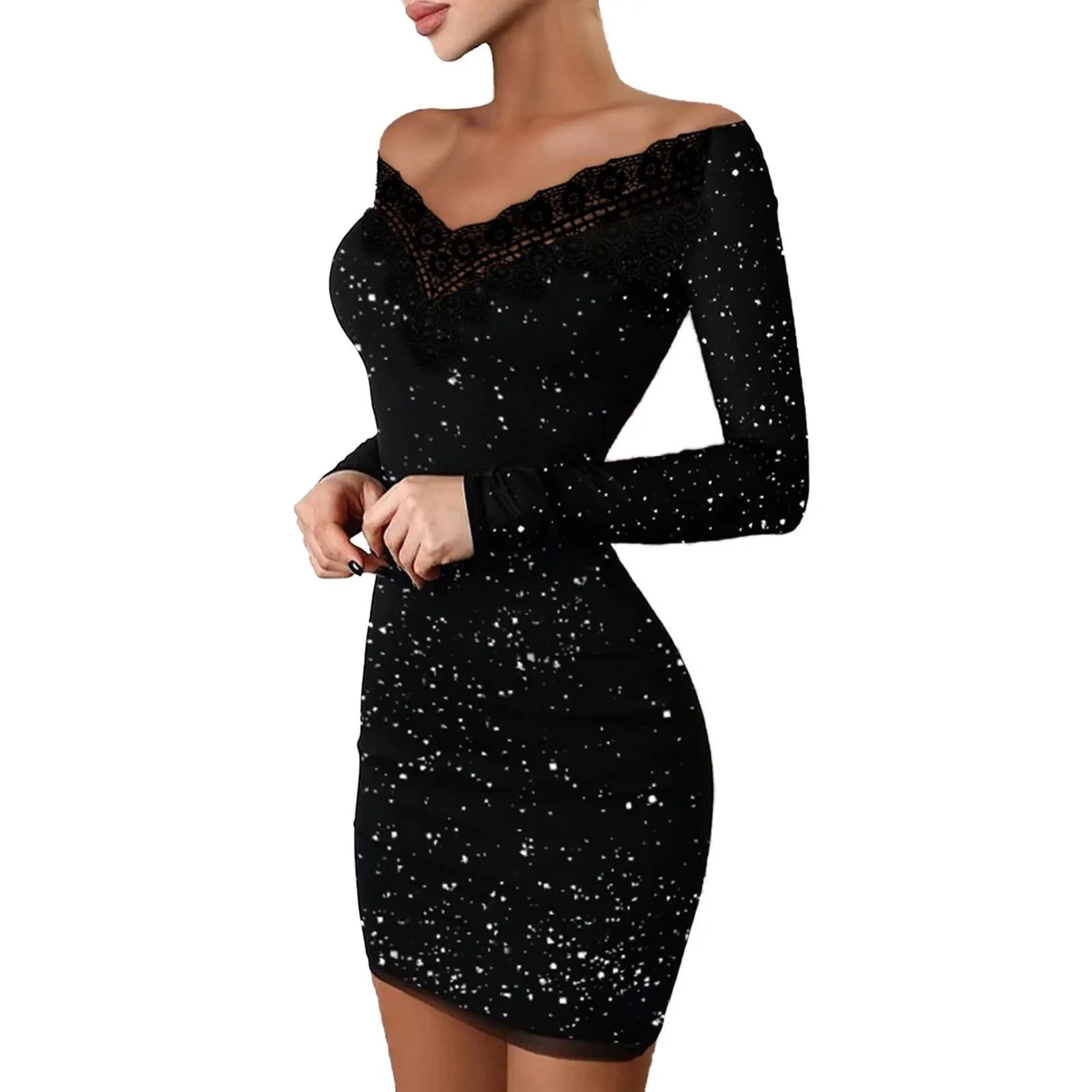 Off shoulder Black dresses