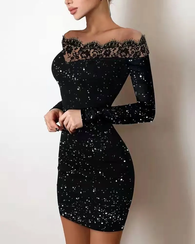 Off shoulder Black dresses