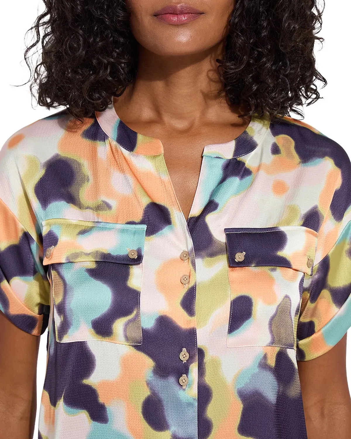 Olena Drop-Shoulder Blouse