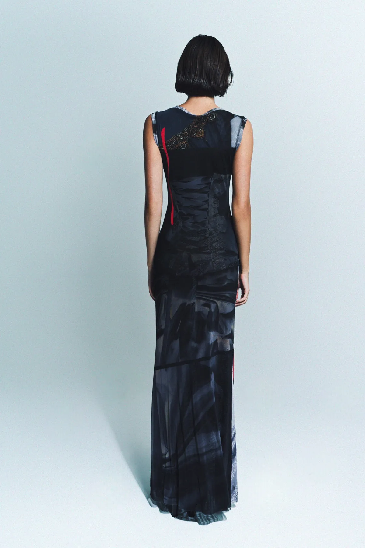 OTTOLINGER | MESH MAXI DRESS
