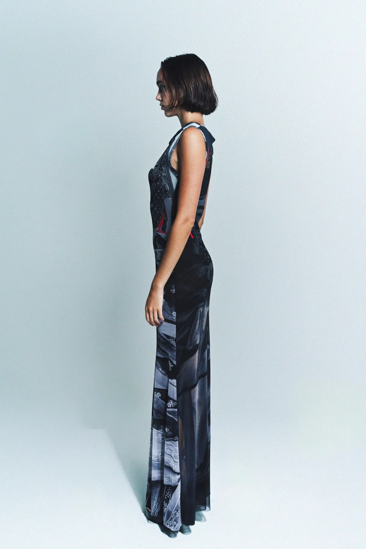 OTTOLINGER | MESH MAXI DRESS