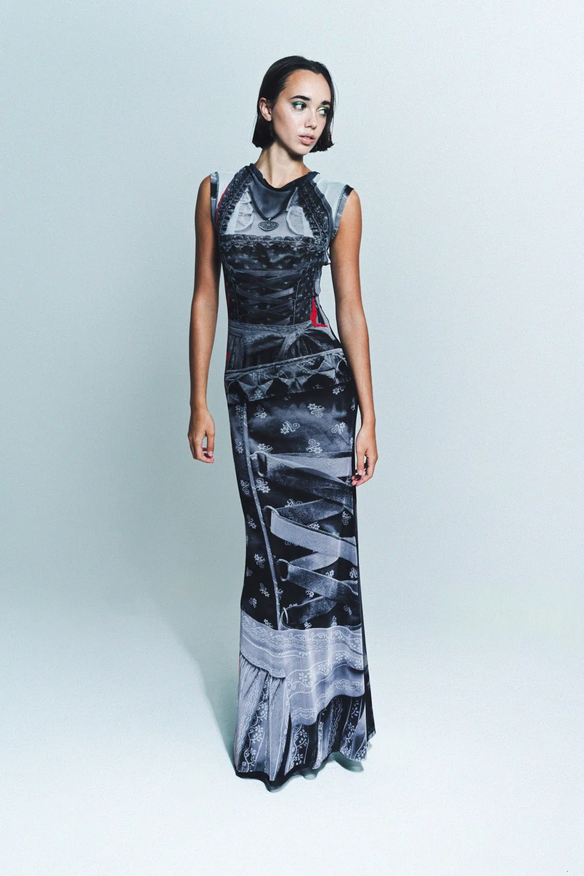 OTTOLINGER | MESH MAXI DRESS
