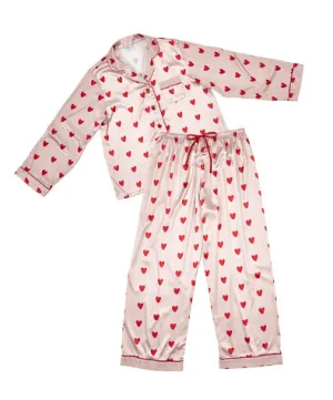 P7100 - Pink Hearts 2-Piece Sleep Set