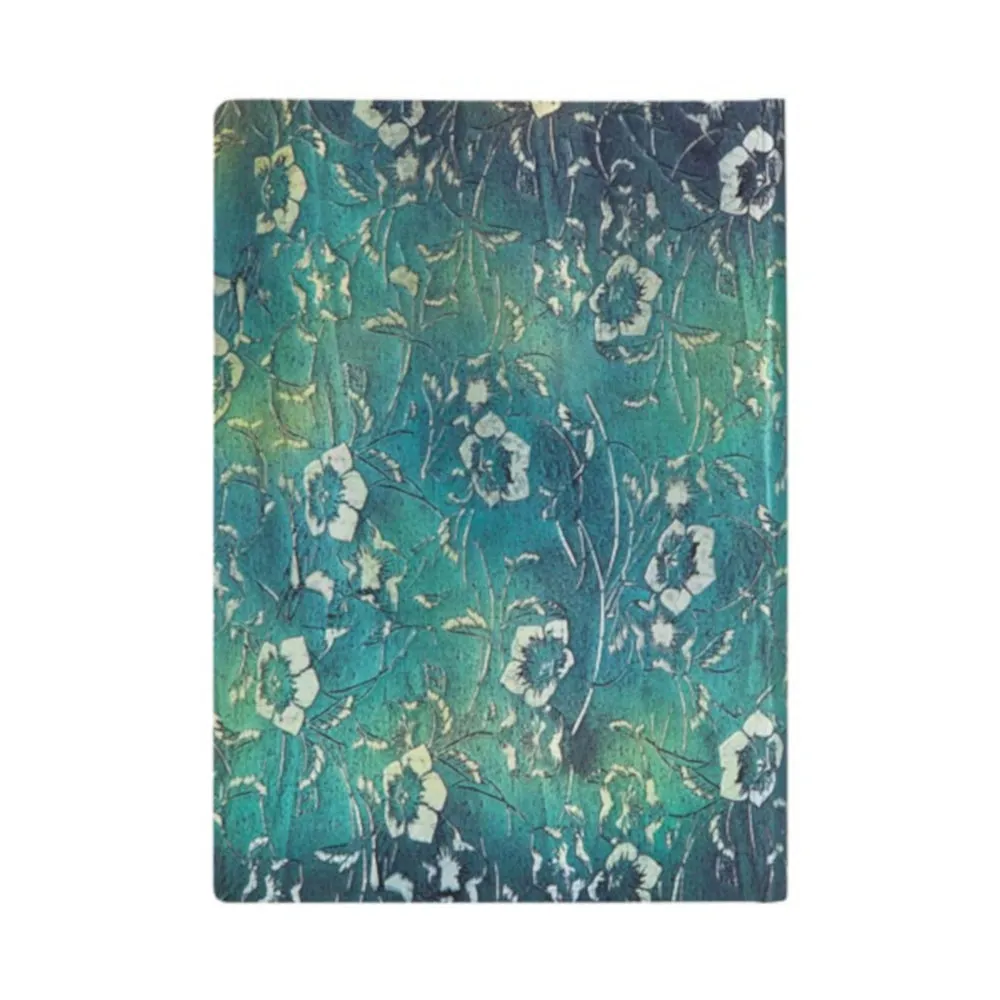 Paperblanks Katagami Florals Kuro Midi Journal - Lined