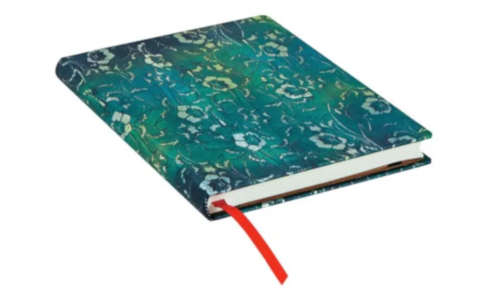 Paperblanks Katagami Florals Kuro Midi Journal - Lined