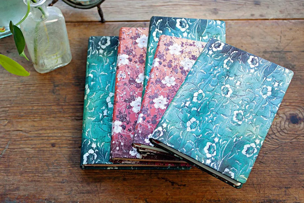 Paperblanks Katagami Florals Kuro Midi Journal - Lined