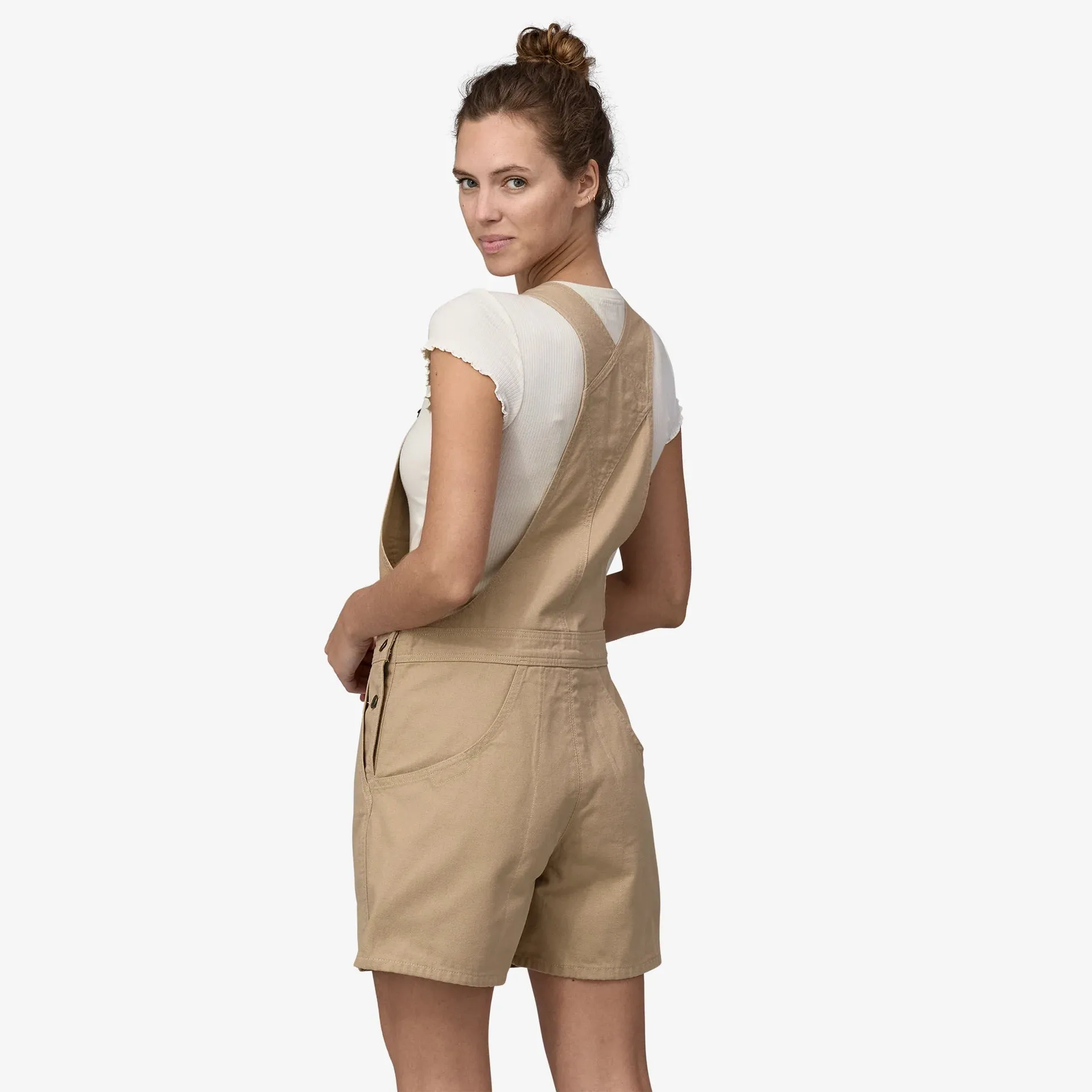 Patagonia - Women's Stand Up® Overalls - 5" Oar Tan