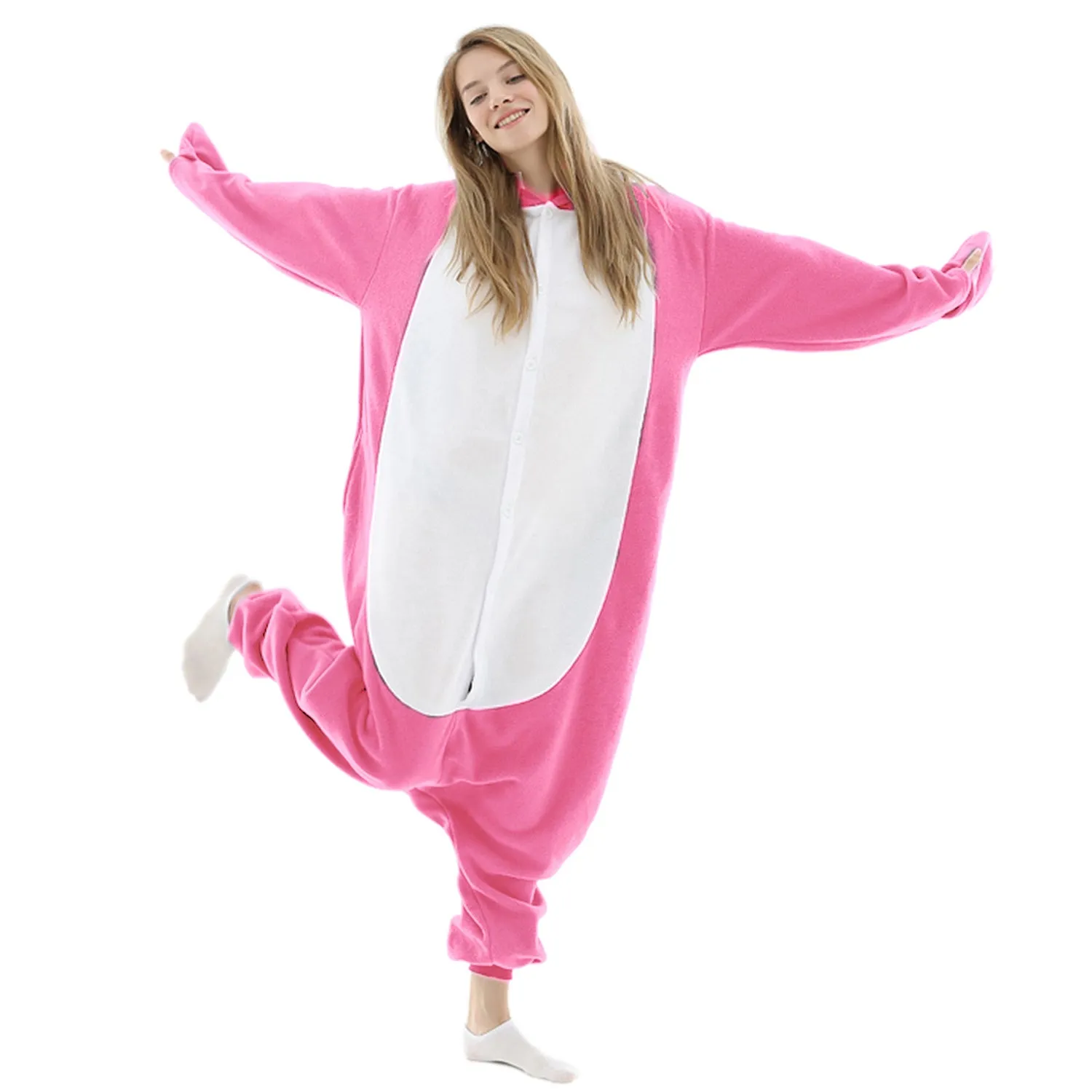 Pink Shark Onesie Costume Pajamas