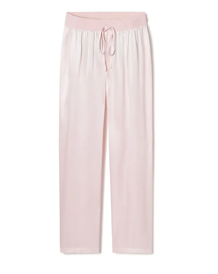 PJ Harlow Jolie Satin Pant in Blush
