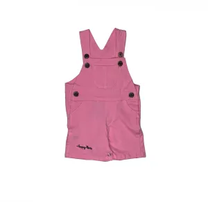 Plain Pink Short Overall for Boys