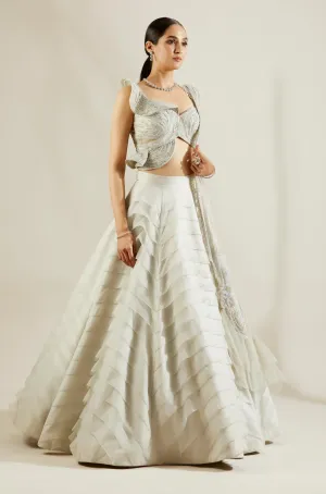 Powder Blue Lehenga