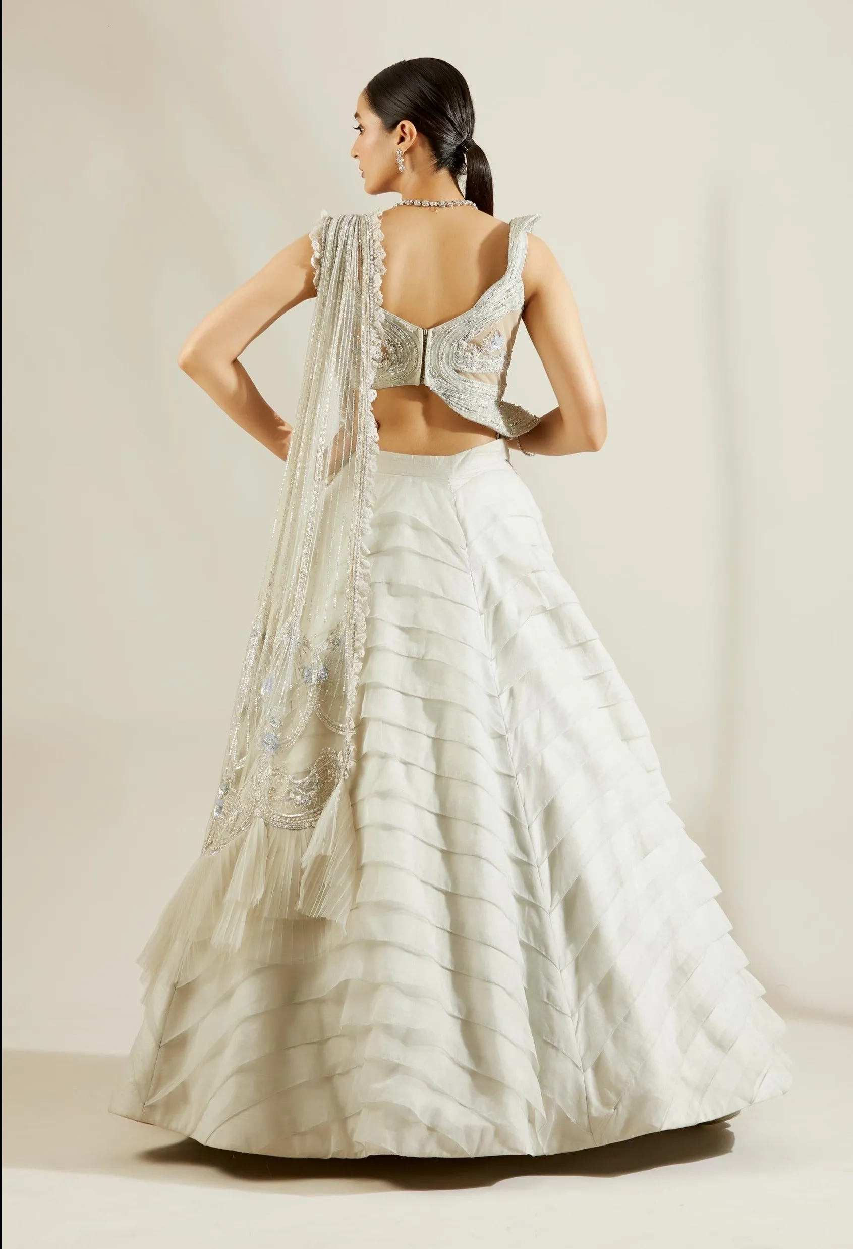 Powder Blue Lehenga