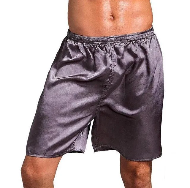 Print Satin Men Pajama Suit