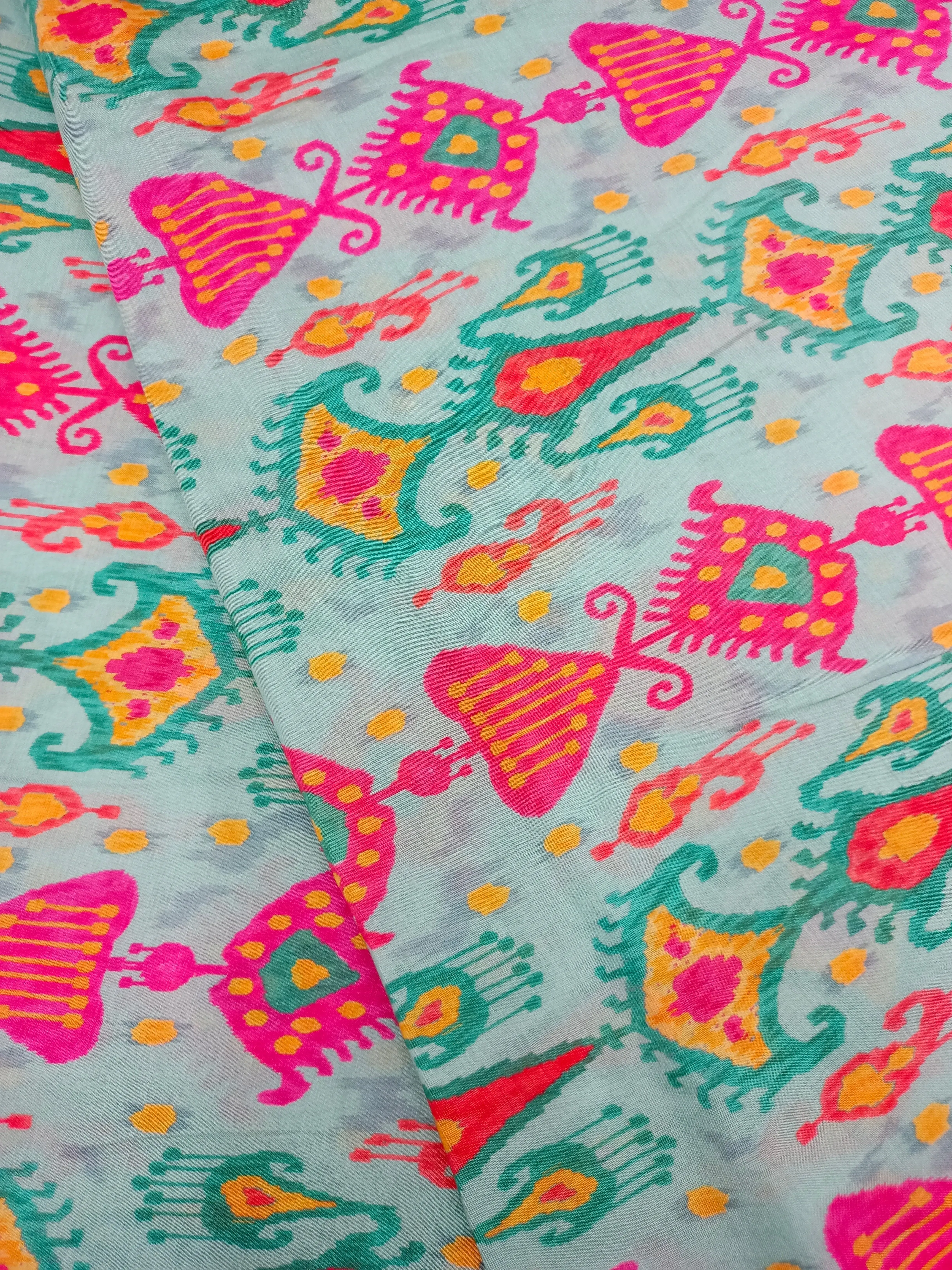 Pure Modal Soft Muslin Digital Printed Fabrics