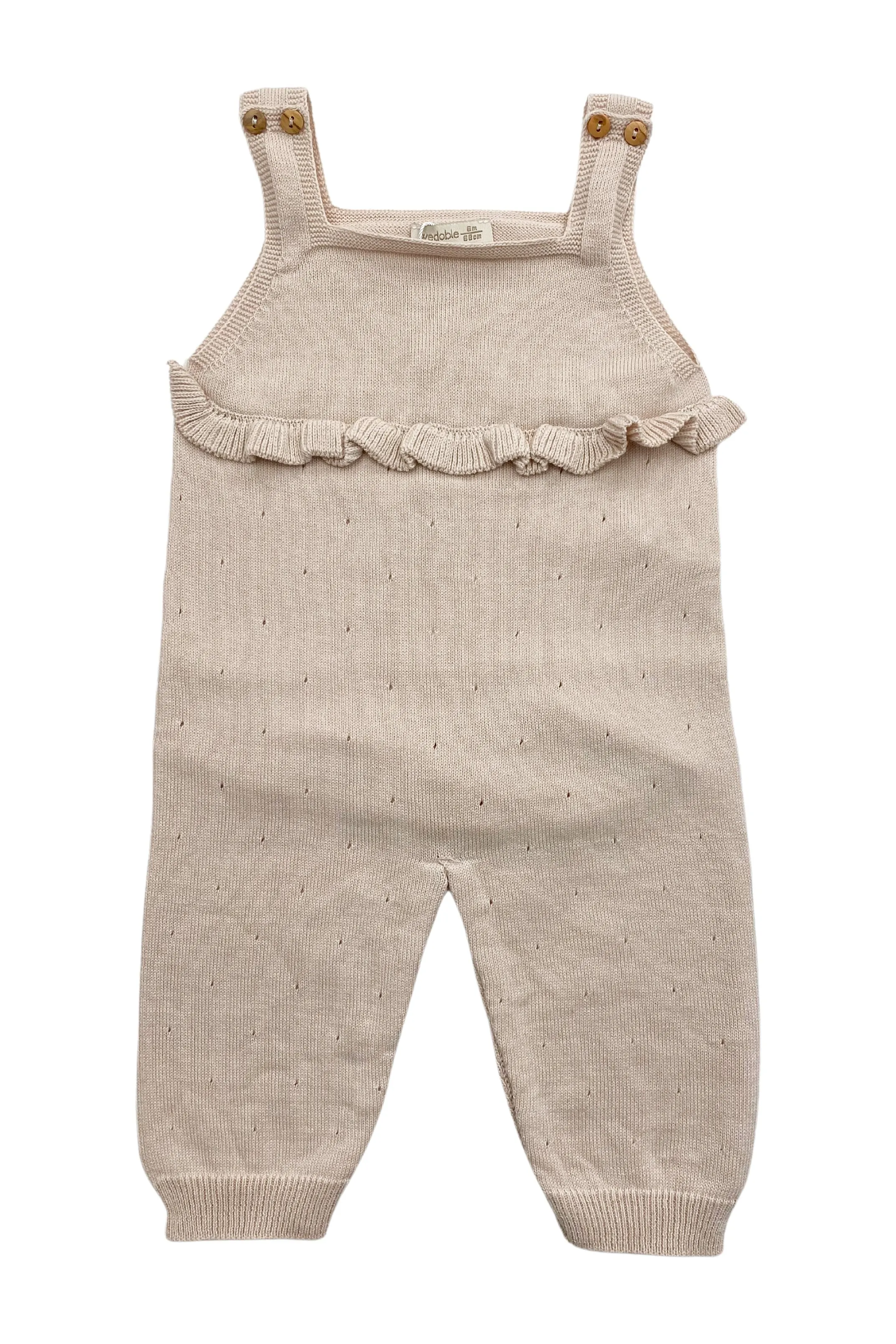 "Saskia" Fine Knit Overalls