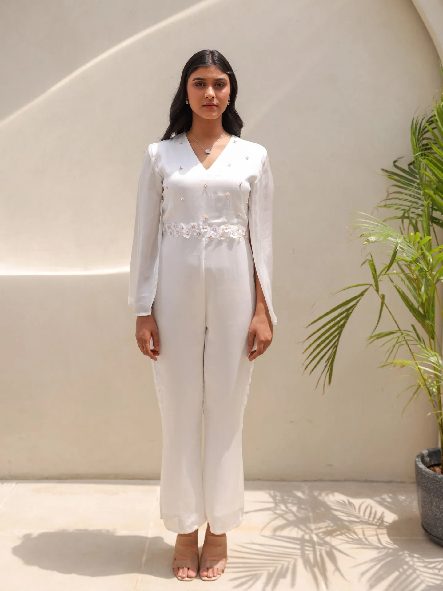 Rae Jumpsuit - White