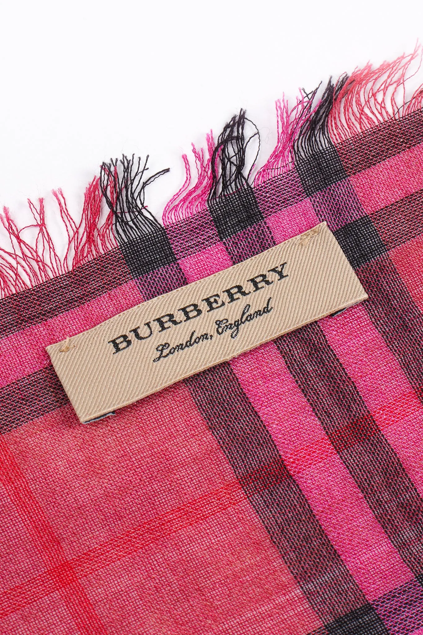 Rainbow Tie Dye Plaid Scarf