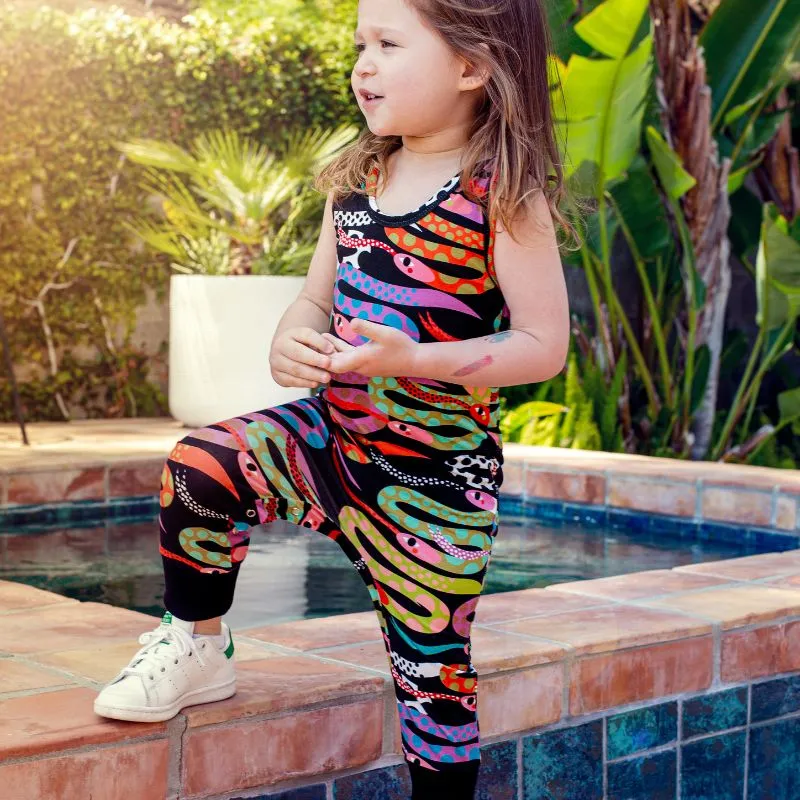 Raspberry Republic Sssnakes Dungarees