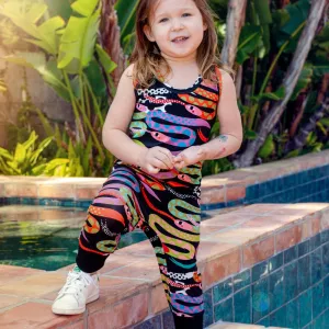 Raspberry Republic Sssnakes Dungarees