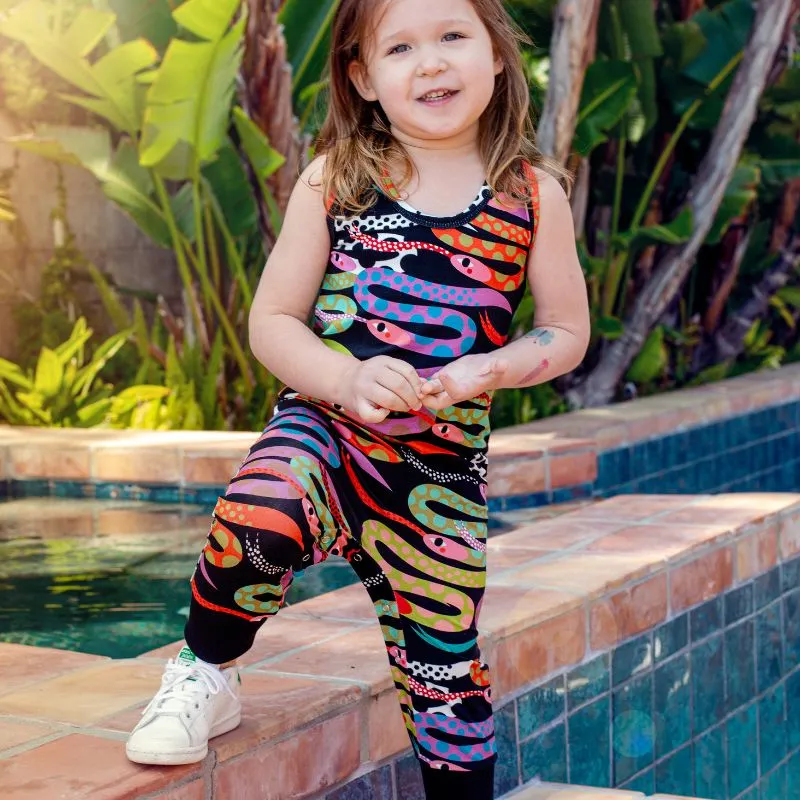 Raspberry Republic Sssnakes Dungarees