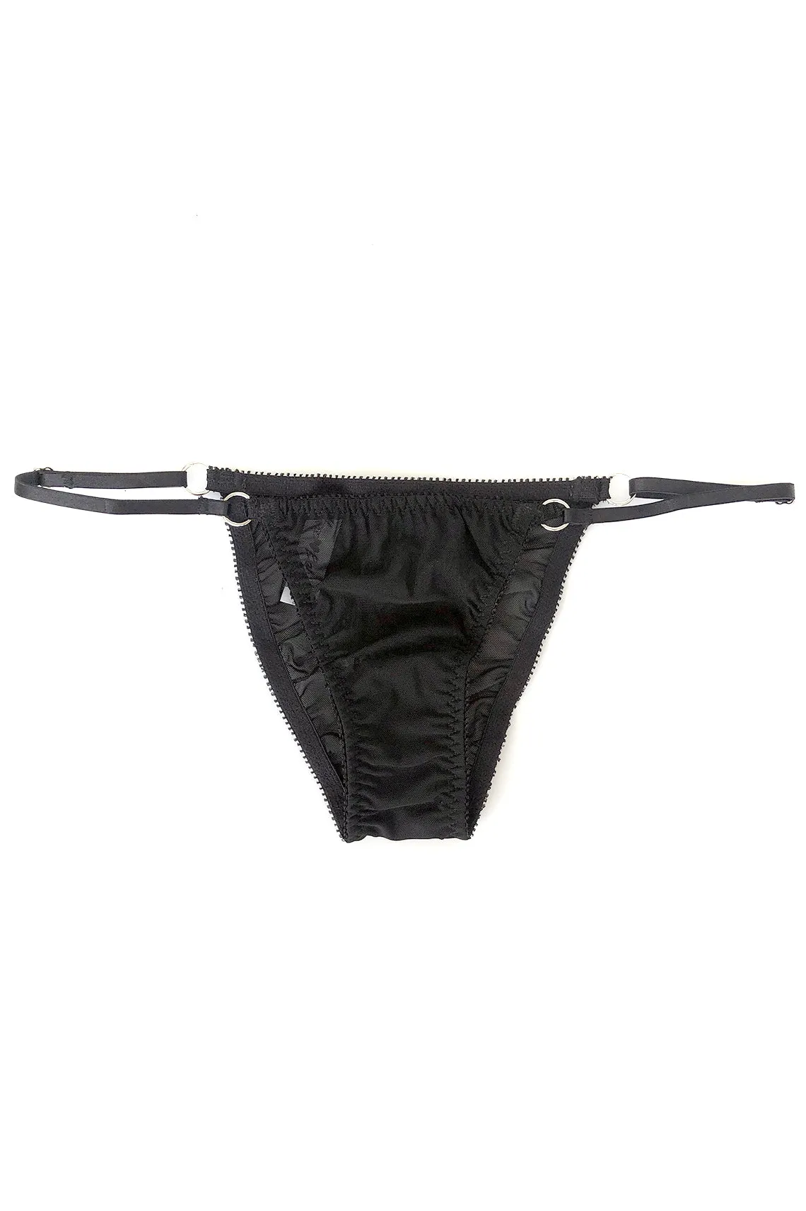 READY TO SHIP Demeanor Panty in Sheer Recycled Mesh SIZE XL