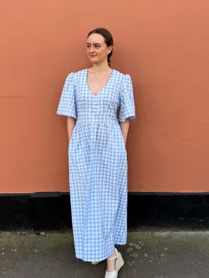 Rebecca Dress – Made to Order in Seersucker Gingham