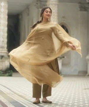 Reshma Chanderi Kurta Set