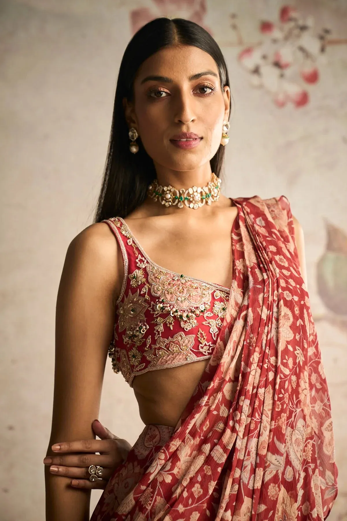 RETRO SAREE SET