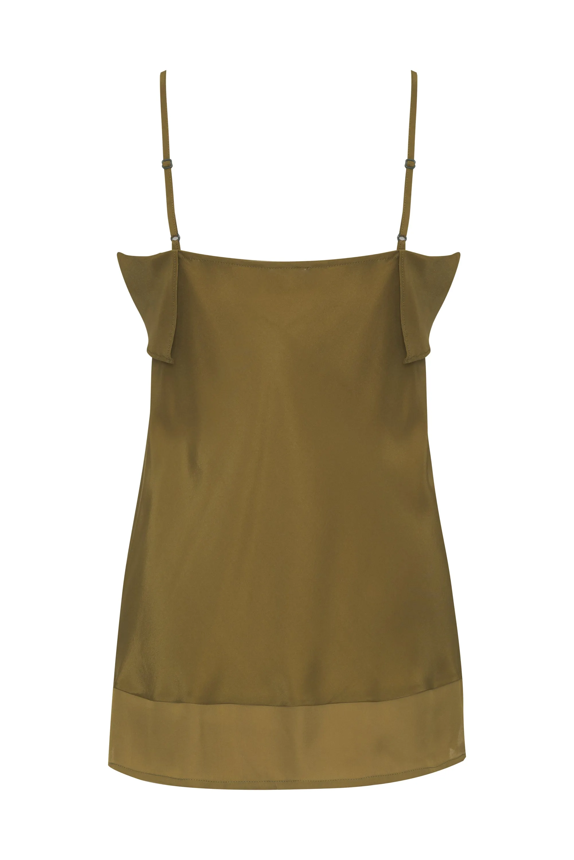 Romy Sheer Bottom Cami Chartreuse