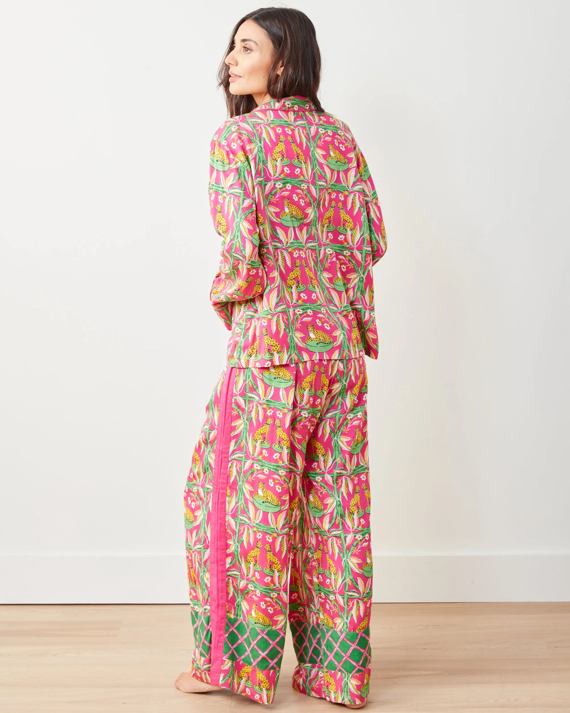 Royal Cheetah - Satin Rittenhouse Set - Pink Palace