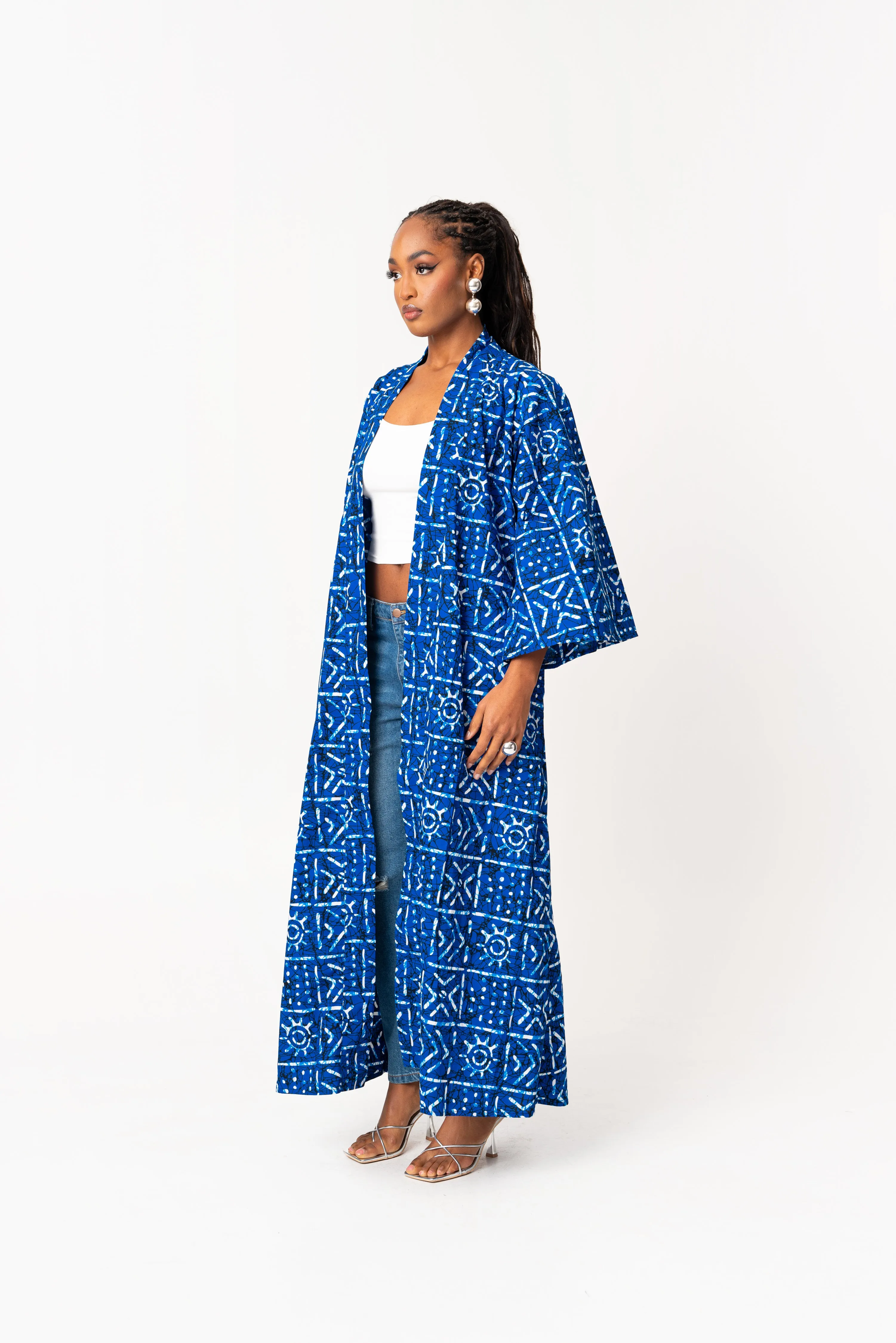 SADE African Print Kimono