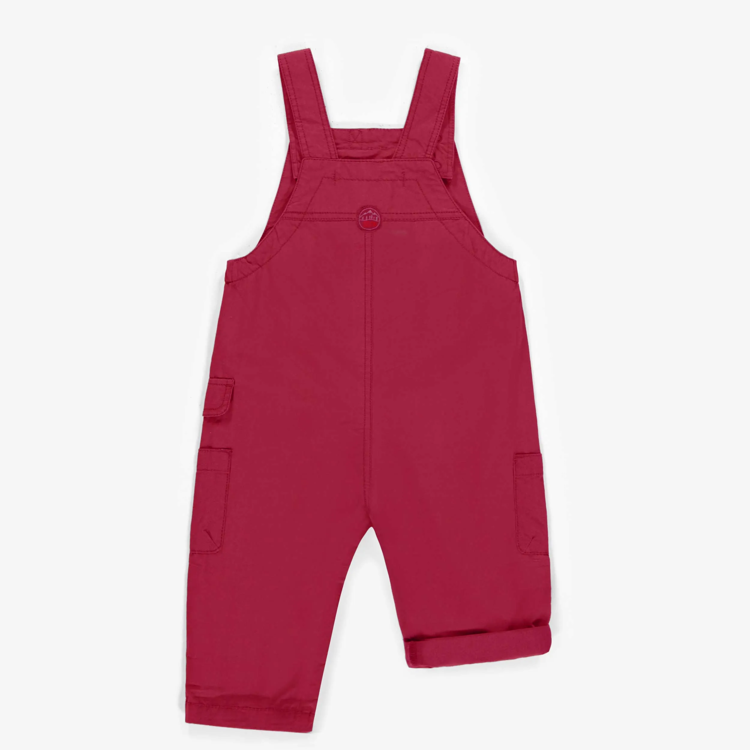 Salopette rose en toile, bébé || Pink overall in canvas, baby
