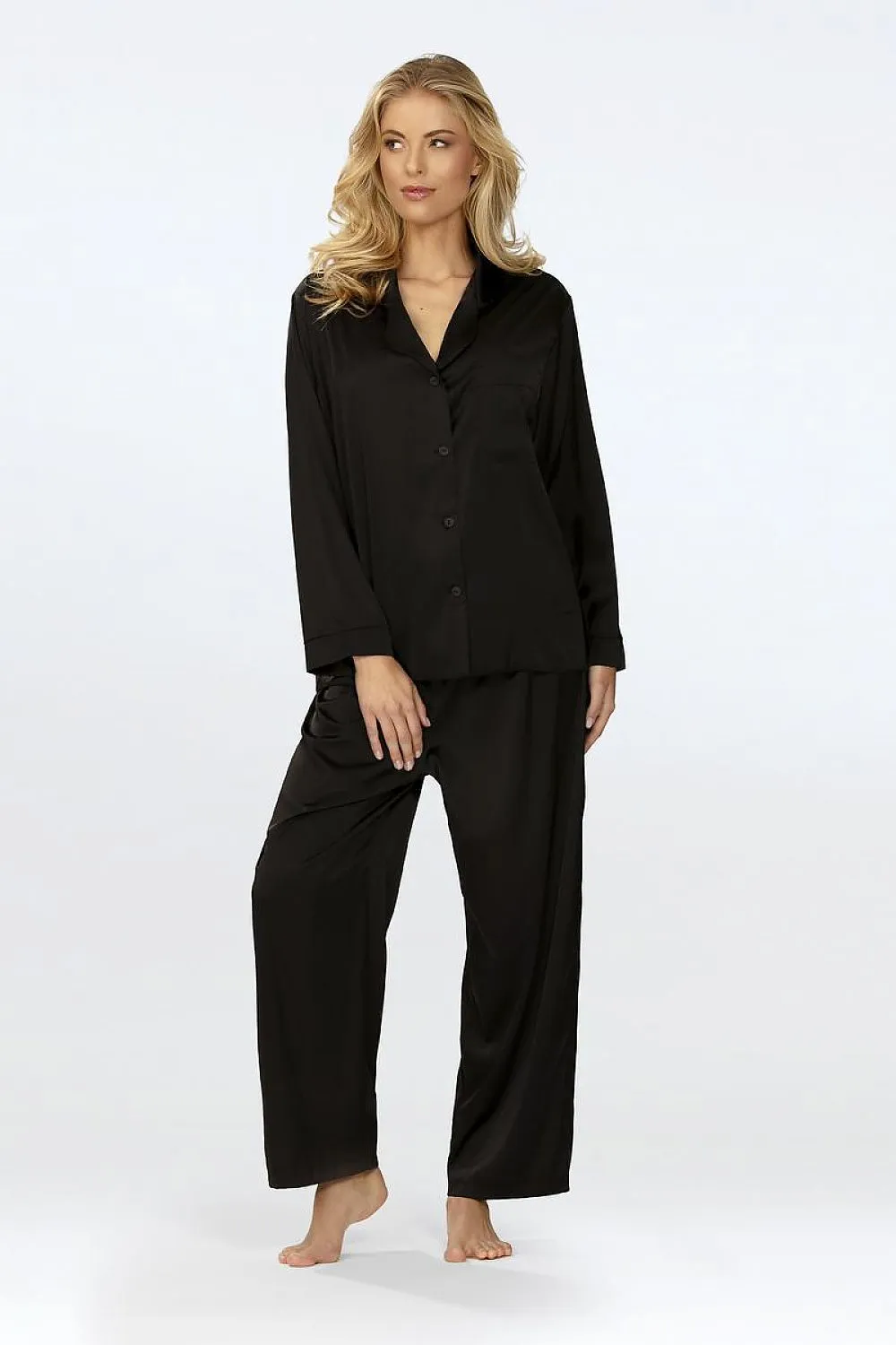 Satin Serenity – DKaren Luxe Pyjama Set