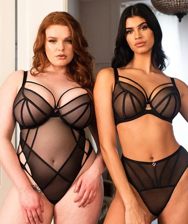 Scantilly Senses Plunge Bra - Black