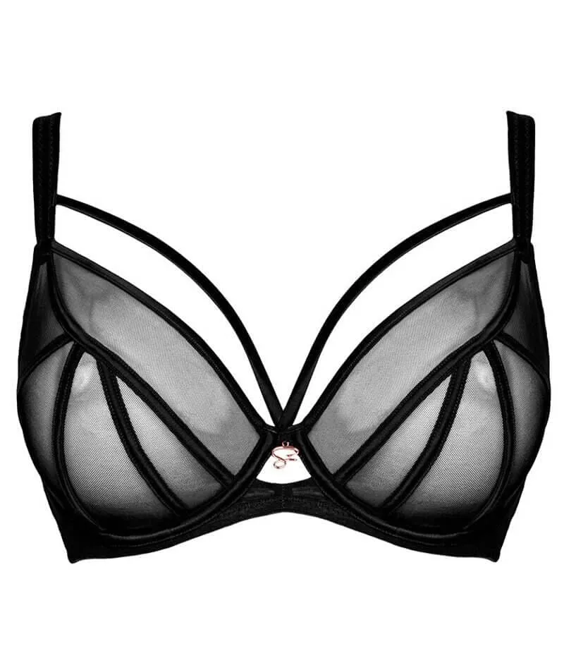 Scantilly Senses Plunge Bra - Black