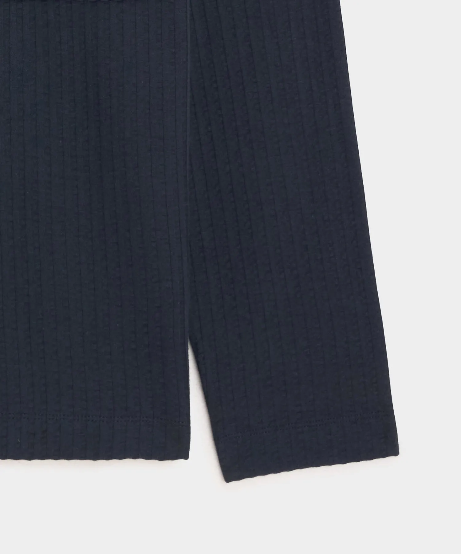 Seersucker Pant Set in Navy