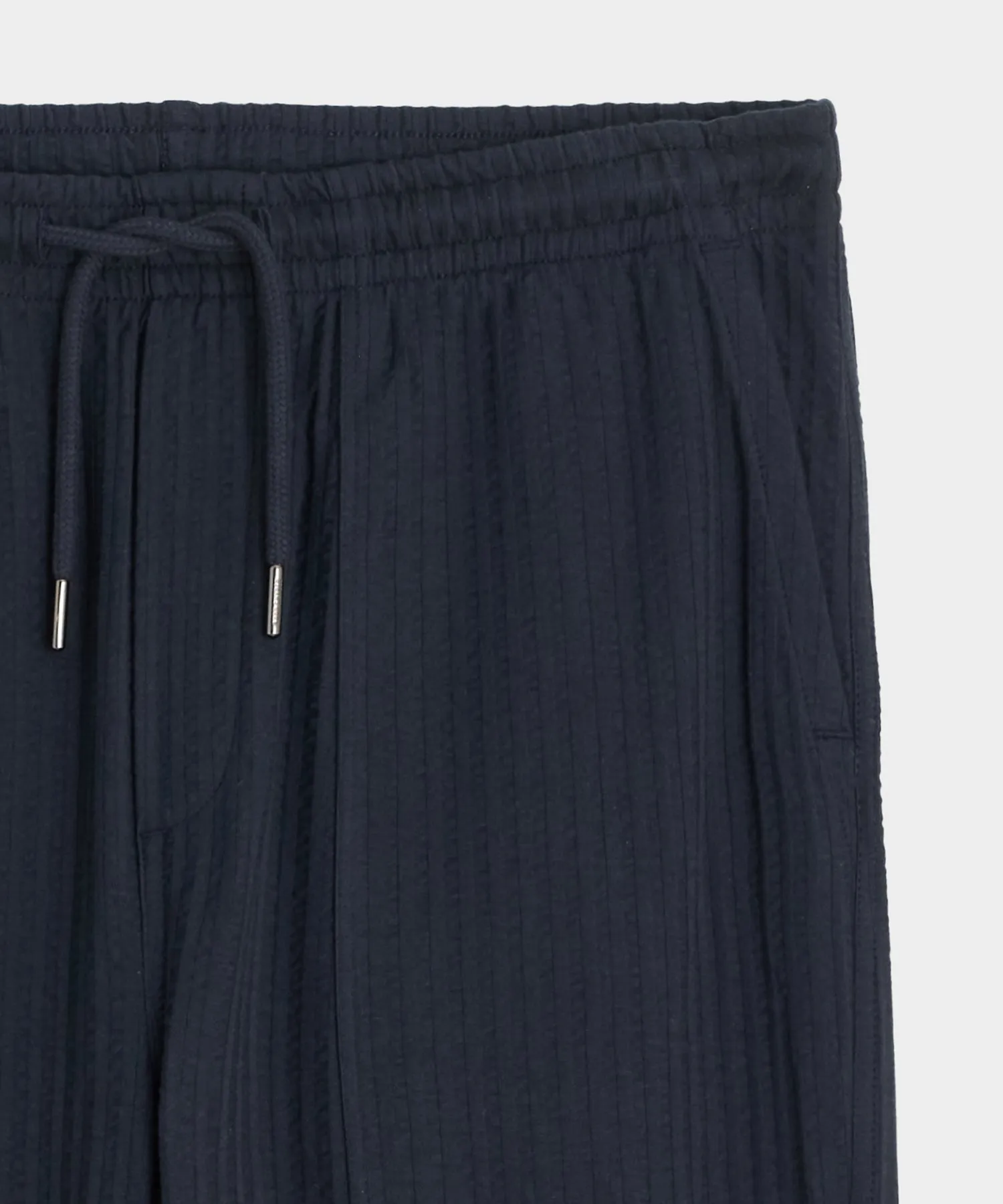 Seersucker Pant Set in Navy