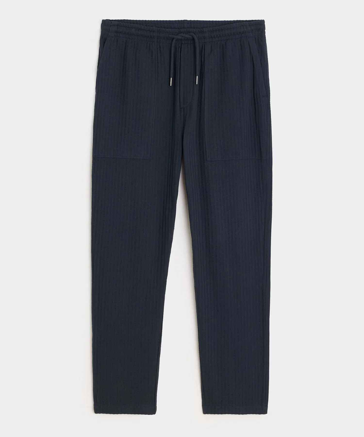 Seersucker Pant Set in Navy