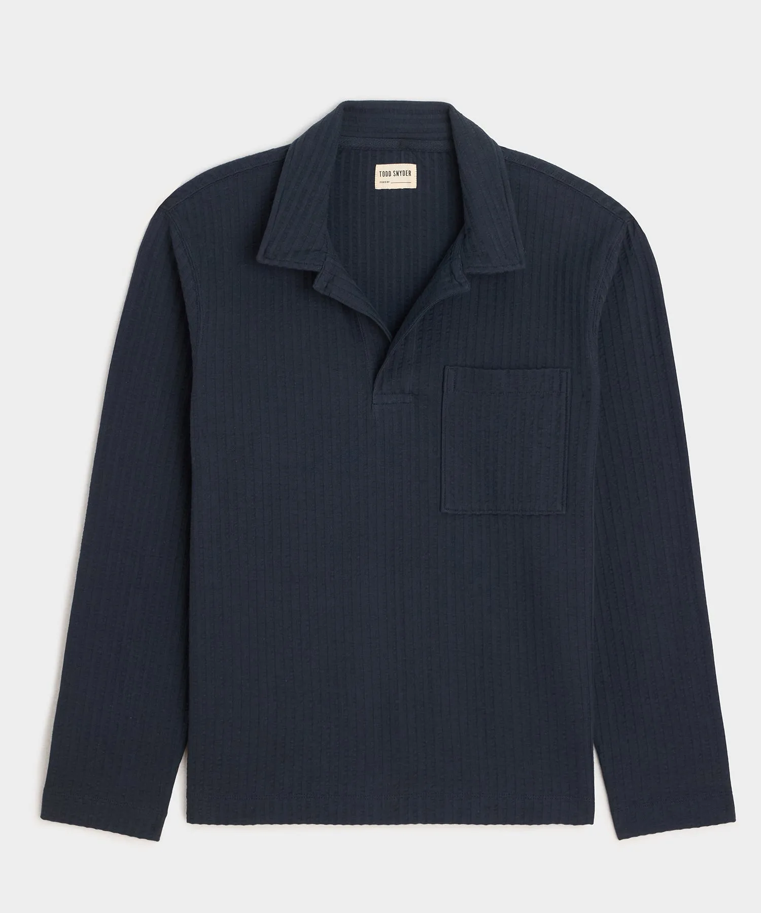Seersucker Pant Set in Navy