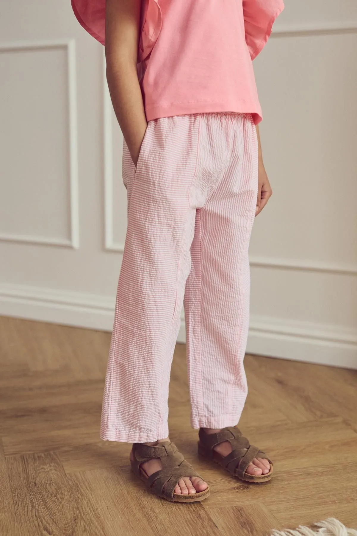 Seersucker Stripe Pants