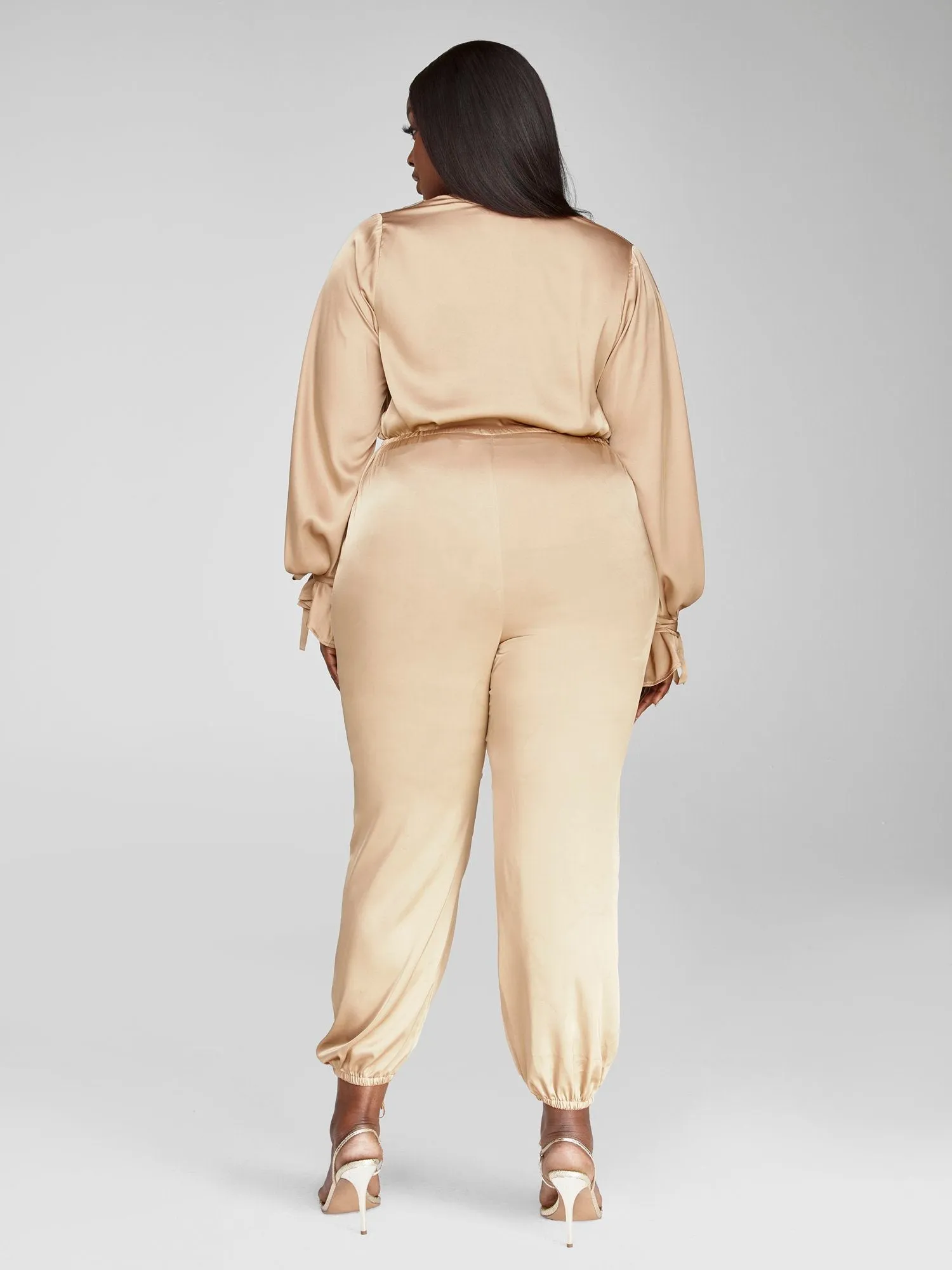 Selena Satin Jogger Pants
