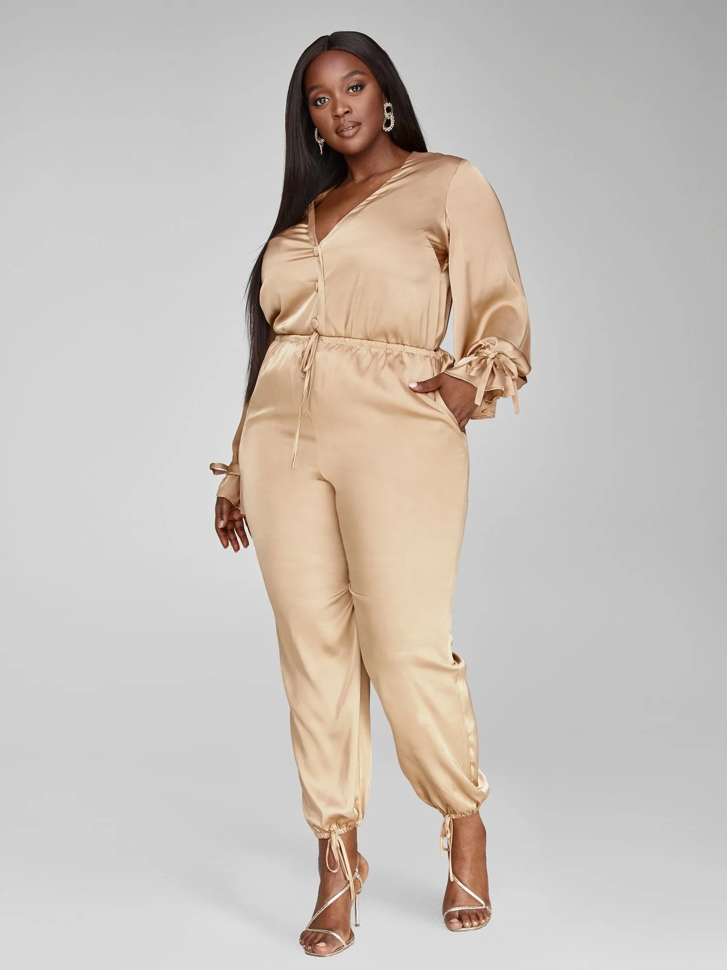 Selena Satin Jogger Pants