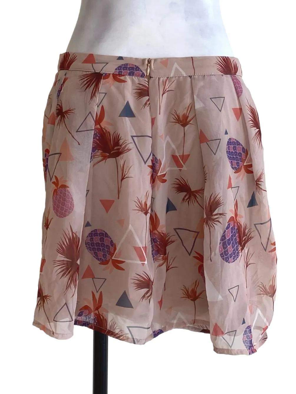 Sepia Printed Shorts