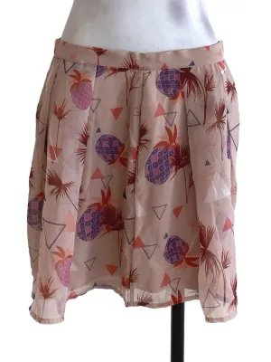 Sepia Printed Shorts