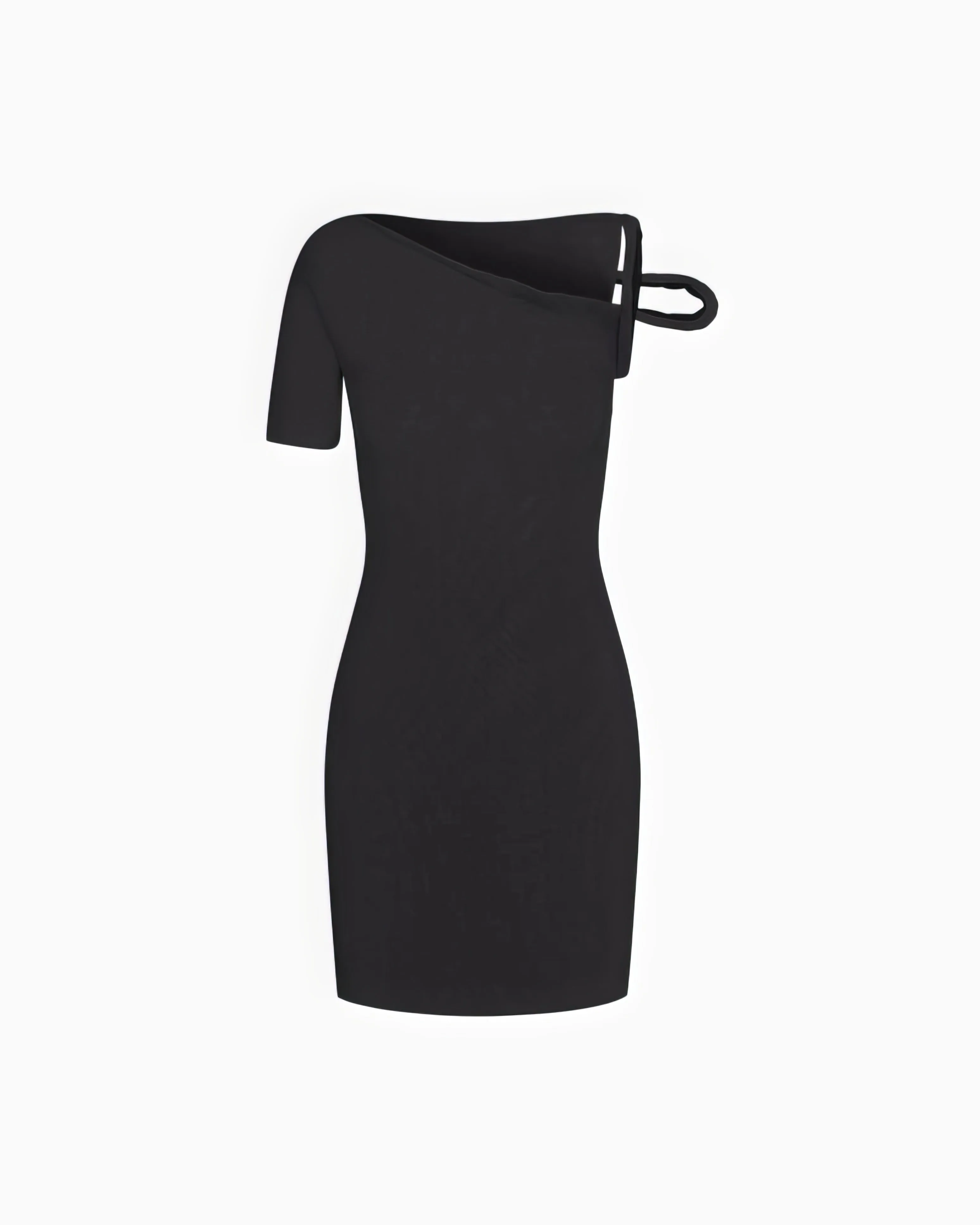 Serafina – Asymmetrical Women’s Cotton Jersey Dres