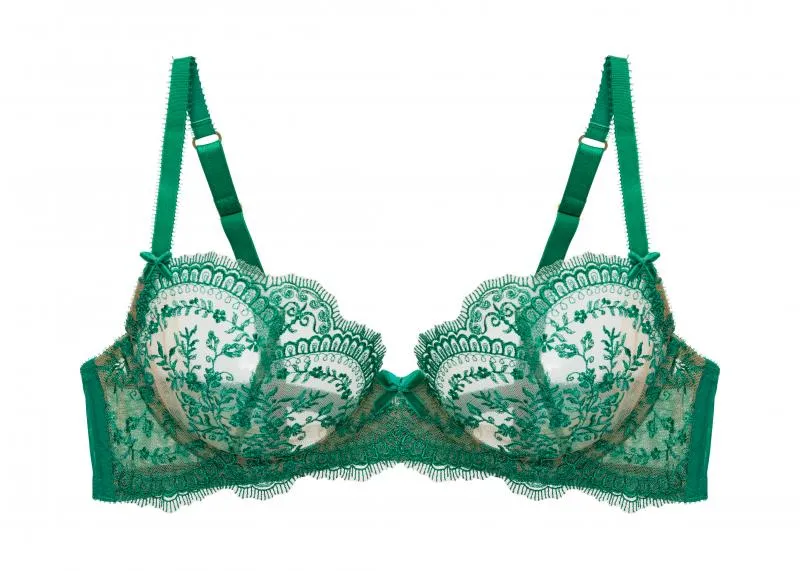 Severine Underwire Bra - Emerald -