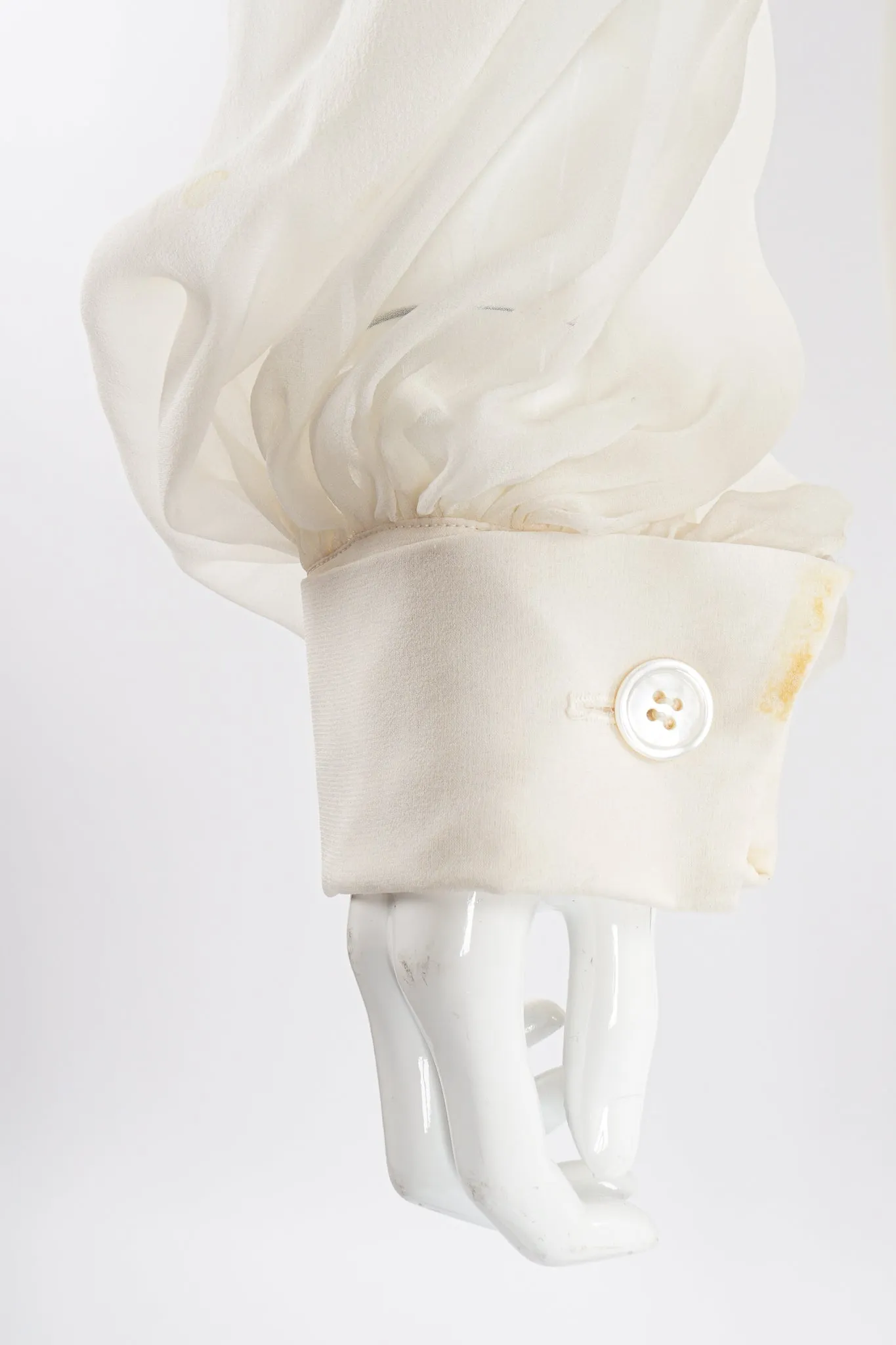 Sheer Balloon Sleeve Bodysuit