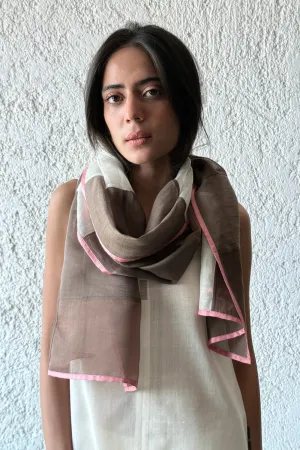 Sheer Patchwork Scarf