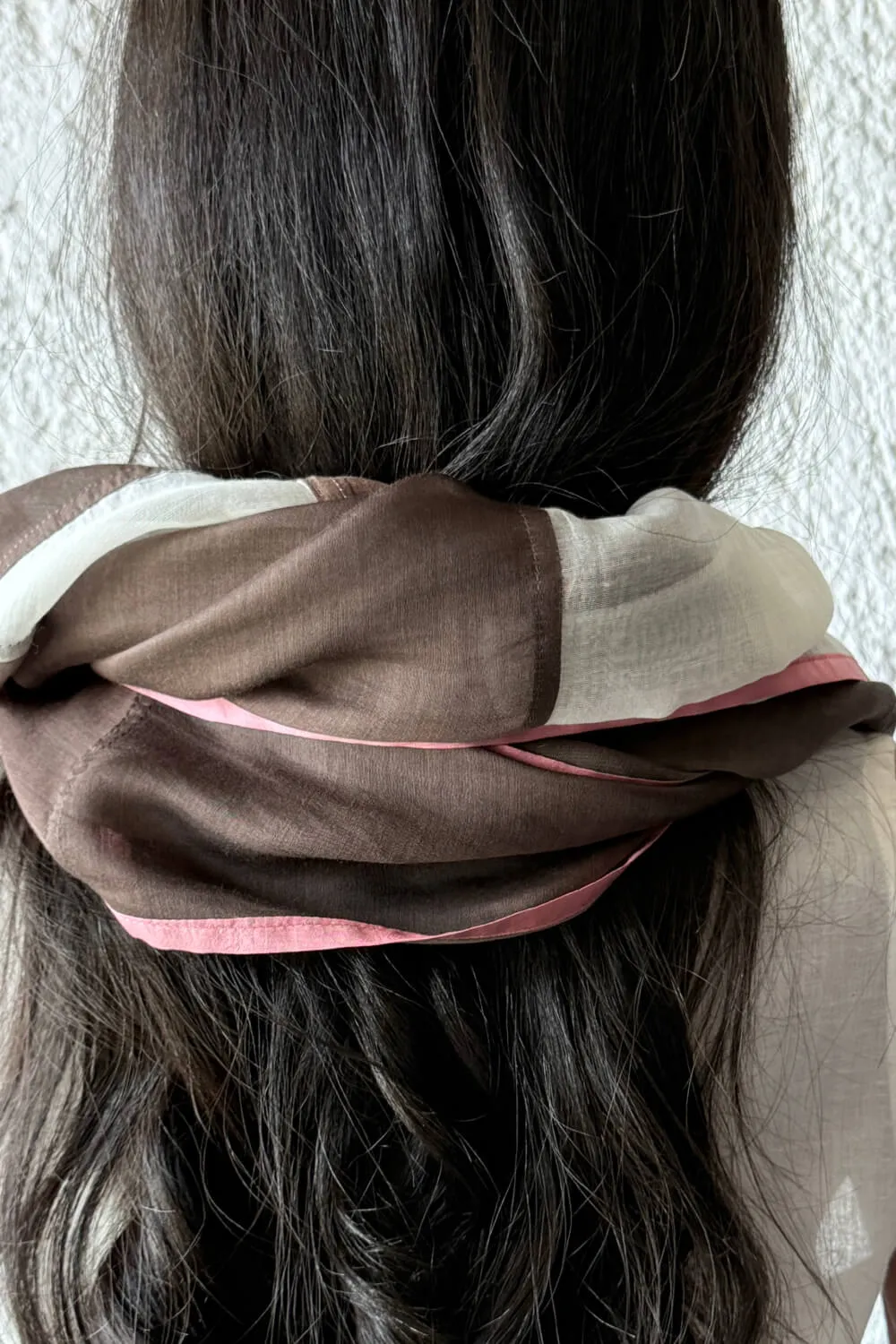 Sheer Patchwork Scarf